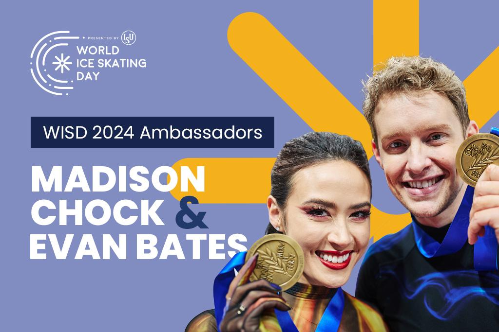 Evan Bates and Madison Chock named 2024 World Ice Skating Day ambassadors