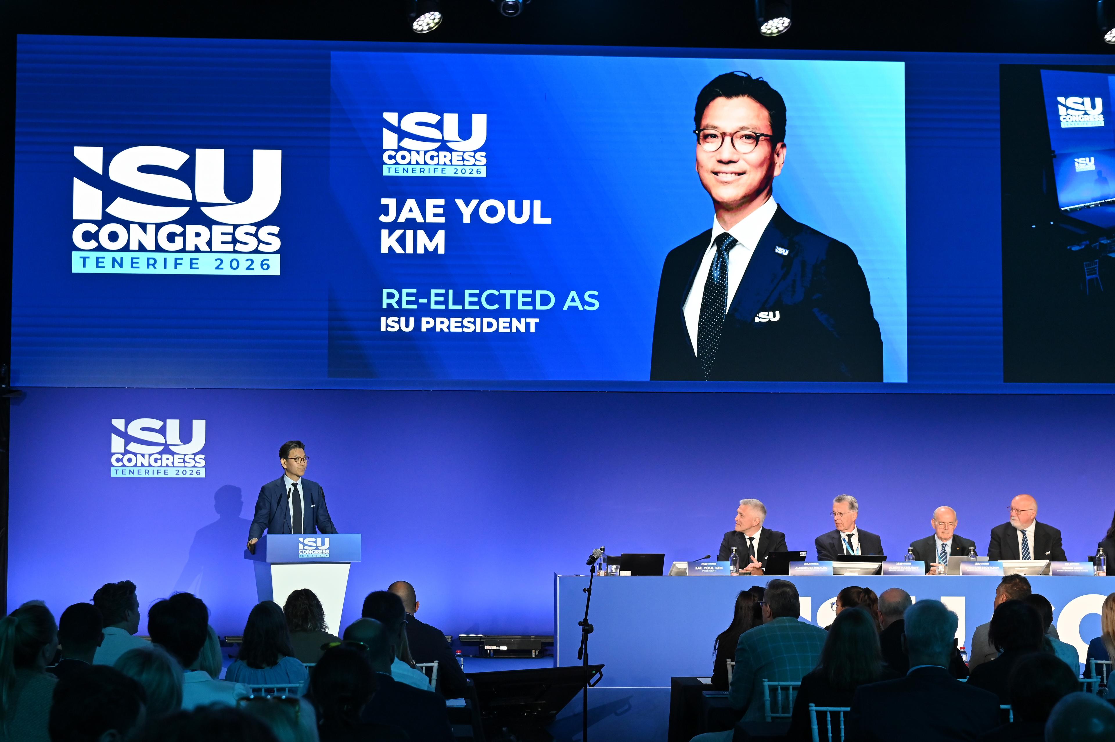 Jae Youl Kim Re-Elected as ISU President to Drive the Next Phase of Vision 2030