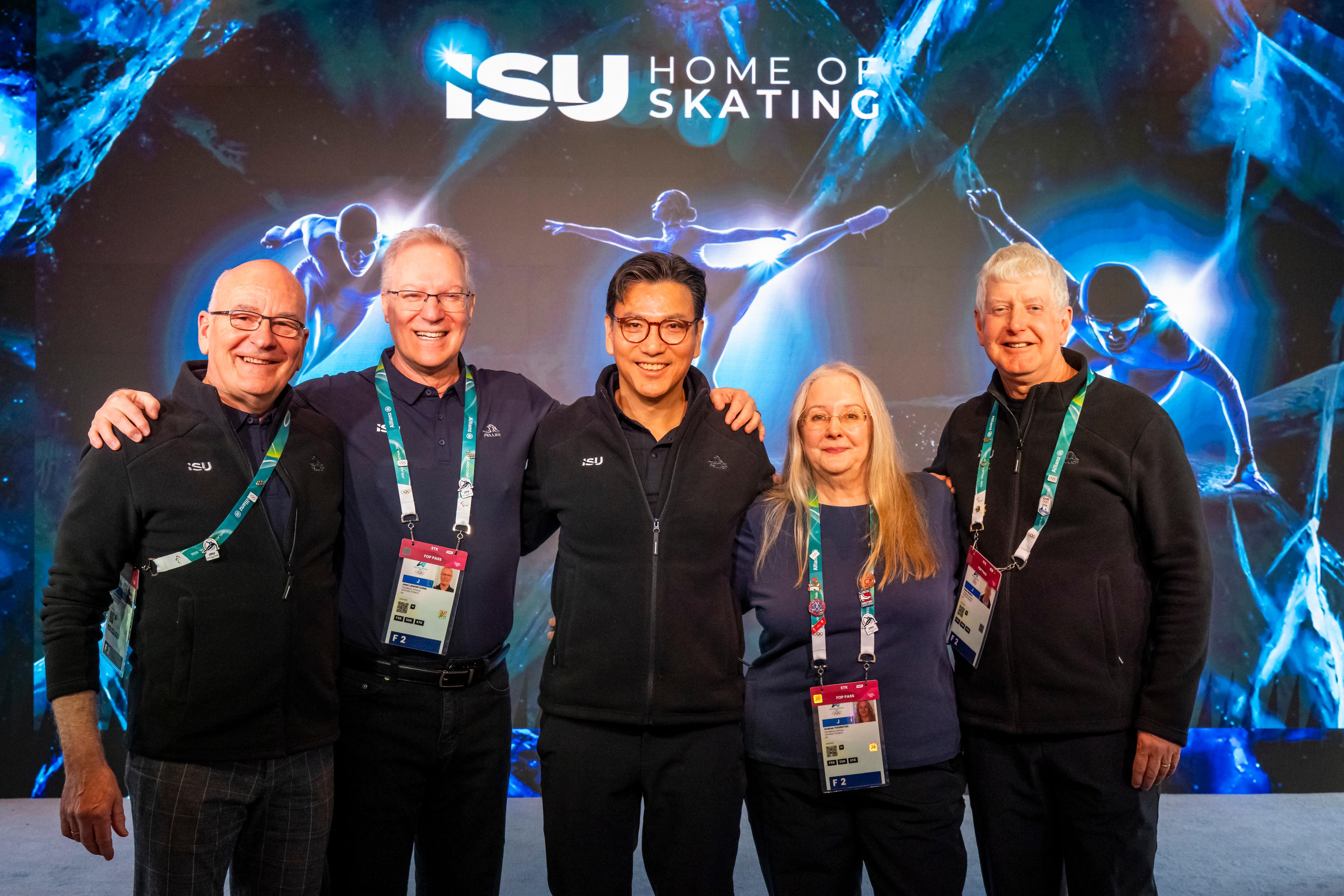 Four Short Track Officials awarded Certificate of Merit for outstanding service and dedication