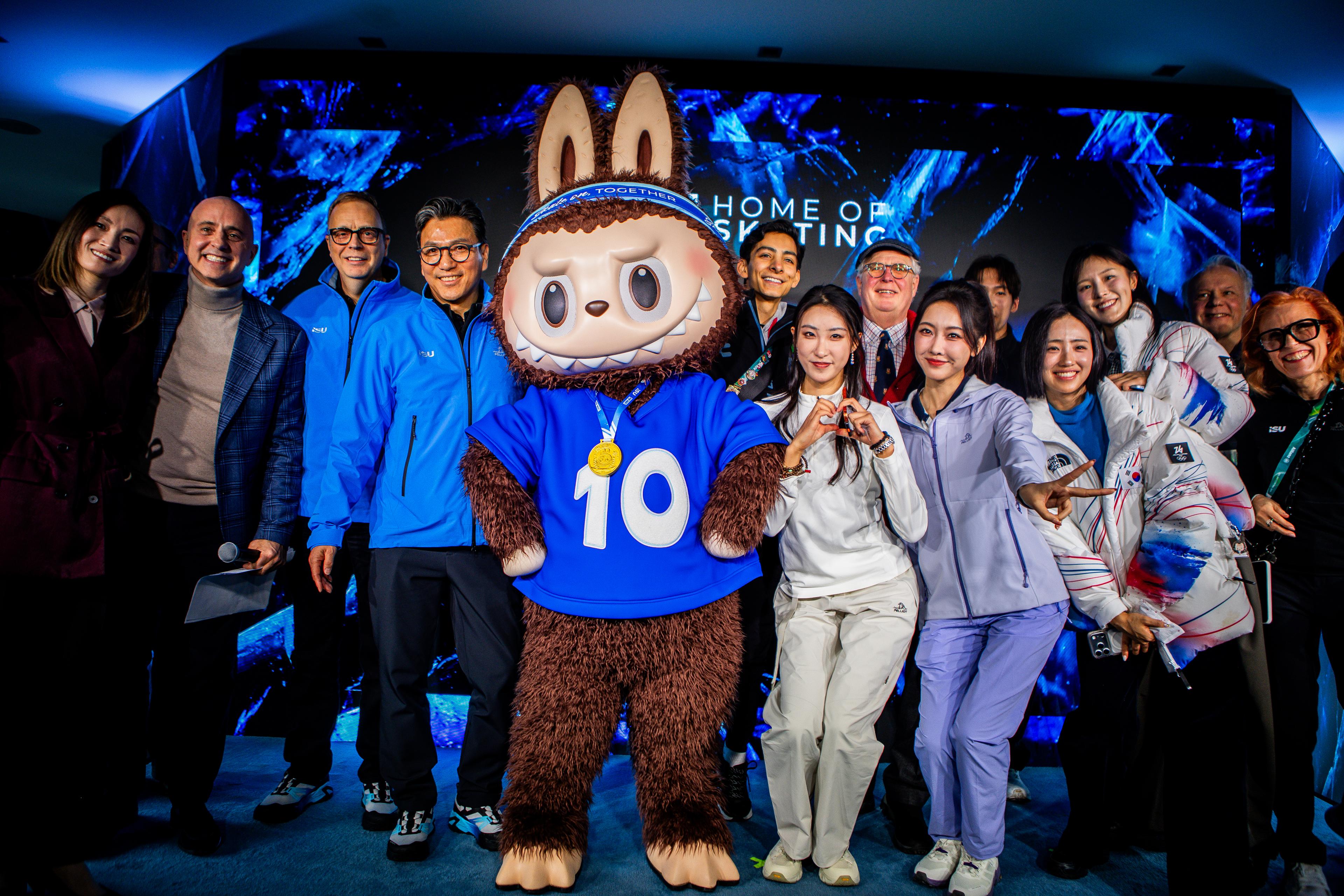 SHOWTIME in Milan: ISU opens Home of Skating with special LABUBU visit