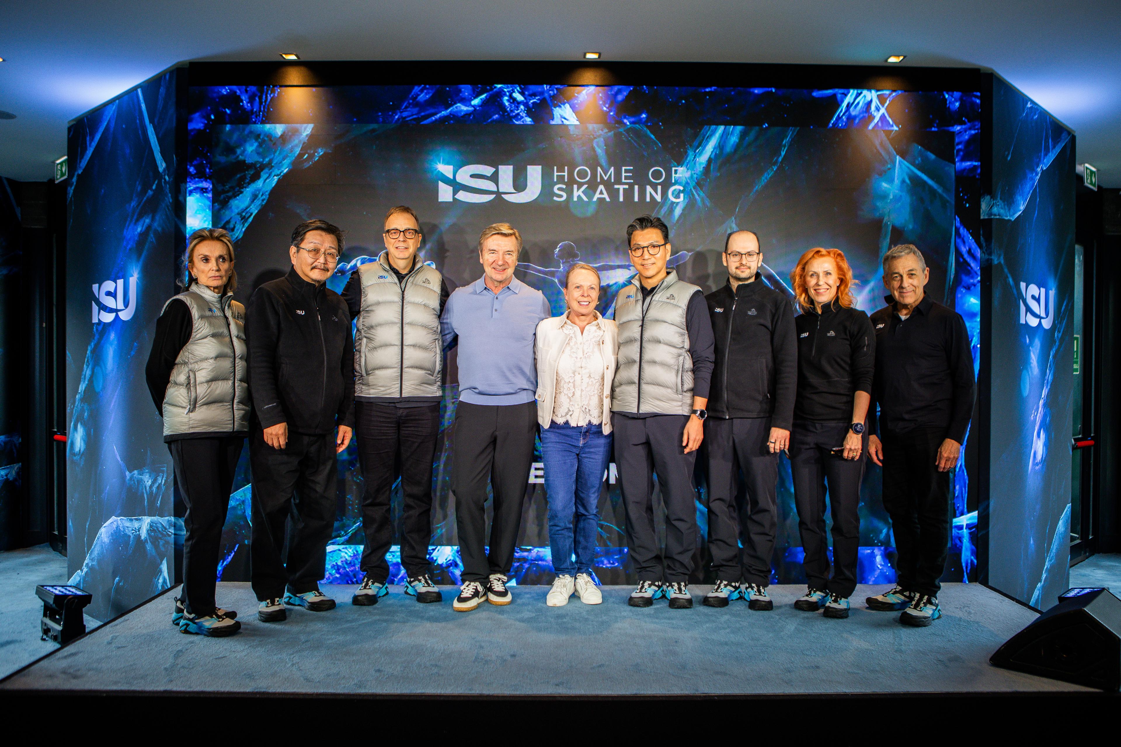 Ice Dance Legends Torvill and Dean honored at ISU Home of Skating in Milan